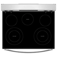 Cuisinière électrique autonome à 5 éléments avec four Steam Clean 5,3 pi³ 30 po série 3 de Whirlpool (YWFES3330RZ) - Inox