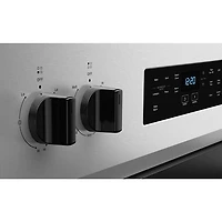 Cuisinière électrique autonome à 5 éléments avec four Steam Clean 5,3 pi³ 30 po série 3 de Whirlpool (YWFES3330RZ) - Inox