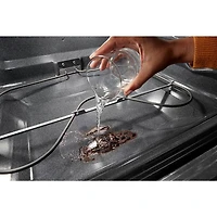Cuisinière électrique autonome à 4 éléments avec four autonettoyant 5,3 pi³ 30 po série 3 de Whirlpool (YWFES3530RS) - Inox