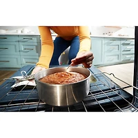 Whirlpool 3 Series 30" 5.3 Cu. Ft. Self-Clean 4-Element Freestanding Electric Range (YWFES3530RS) - SS