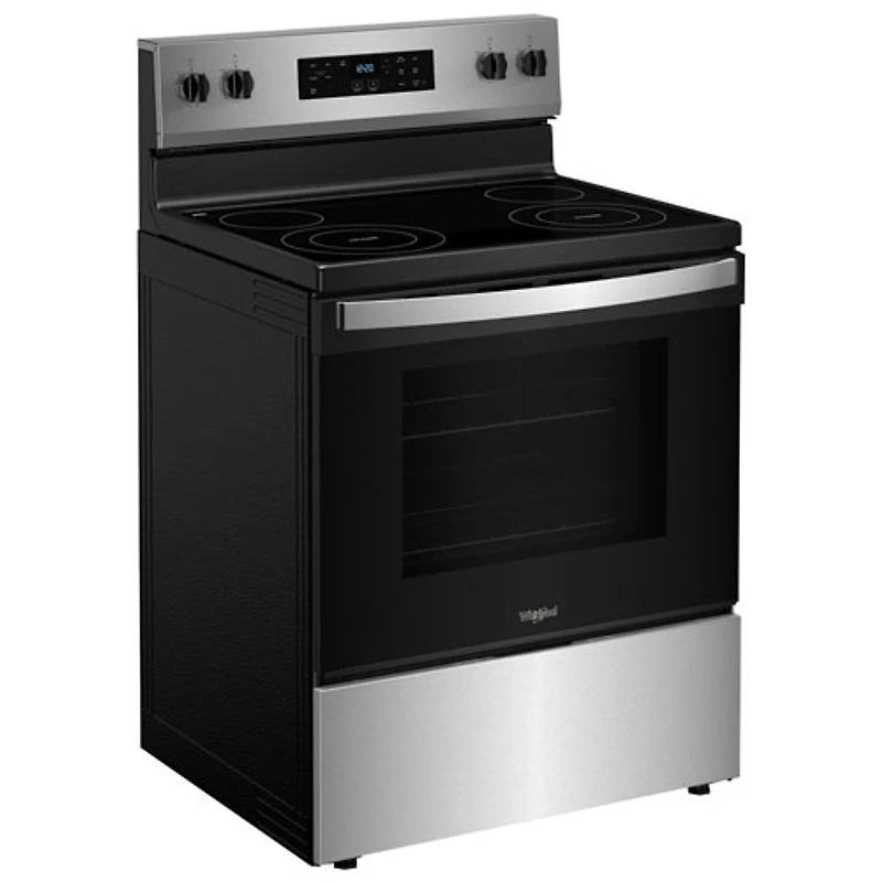 Whirlpool 3 Series 30" 5.3 Cu. Ft. Self-Clean 4-Element Freestanding Electric Range (YWFES3530RS) - SS