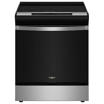 Cuisinière à induction autonome à convection véritable et friture à air chaud 6,4 pi³ 30 po de Whirlpool (WSIS5030RZ) - Acier inoxydable