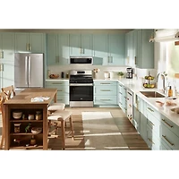 Whirlpool 3 Series 30" 5.3 Cu. Ft. Self-Clean Freestanding Gas Range (WFGS3530RS) - Stainless Steel