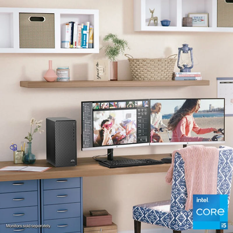 Ordinateur de bureau de HP (Core i5-12400 d'Intel/RAM 8 Go/DD 512 Go/Windows 11) - Exclusivité Best Buy