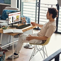 HP 22" All-in-One PC (Intel N200/128GB SSD/8GB RAM/Windows 11) - Only at Best Buy