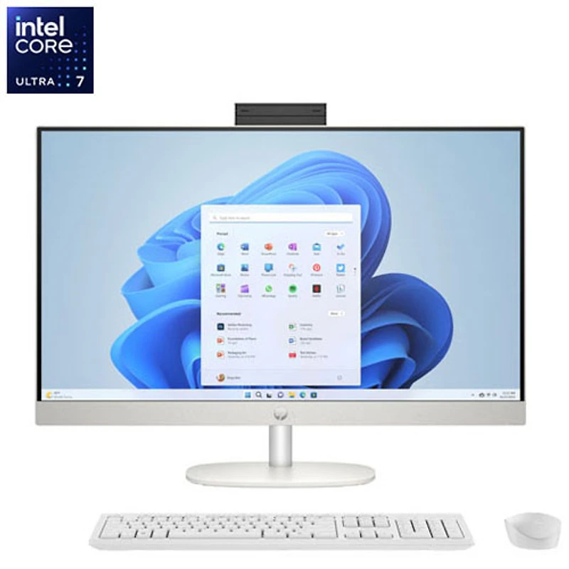 Ordinateur tout-en-un de 27 po de HP (Core Ultra 7 155U d'Intel/SSD 1 To/RAM 16 Go/Windows 11) - Exclusivité Best Buy