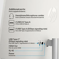 Ordinateur tout-en-un de 27 po de HP (Core Ultra 7 155U d'Intel/SSD 1 To/RAM 16 Go/Windows 11) - Exclusivité Best Buy