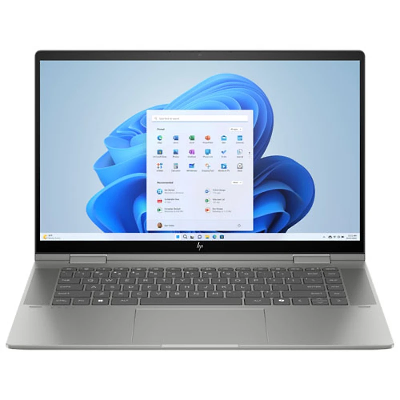 Portable à écran tactile 2-en-1 Envy x360 de 15,6 po de HP - Argenté minéral (Core Ultra 5 125U d'Intel/SSD 1 To/RAM 16 Go)