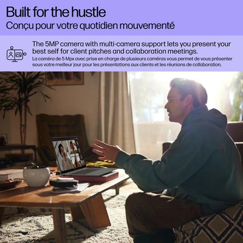 Portable à écran tactile 2-en-1 Envy x360 de 15,6 po de HP - Argenté minéral (Core Ultra 5 125U d'Intel/SSD 1 To/RAM 16 Go)