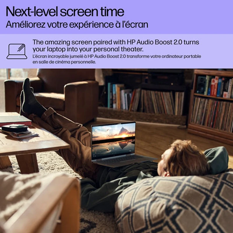 Portable à écran tactile 2-en-1 Envy x360 de 15,6 po de HP - Argenté minéral (Core Ultra 5 125U d'Intel/SSD 1 To/RAM 16 Go)