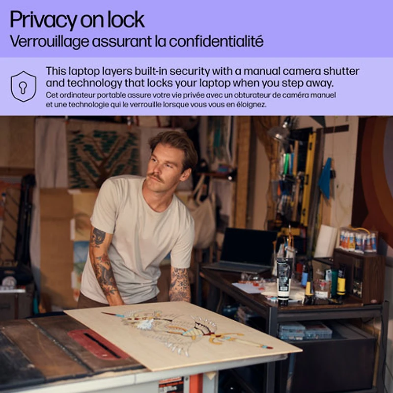 Portable à écran tactile 2-en-1 Envy x360 de 15,6 po de HP - Argenté minéral (Core Ultra 5 125U d'Intel/SSD 1 To/RAM 16 Go)