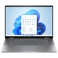 Portable 2-en-1 à écran tactile 16 po Envy x360 de HP - Argent météore (Ryzen 7 8840HS d'AMD/SSD 1 To/RAM 16 Go/Windows 11)