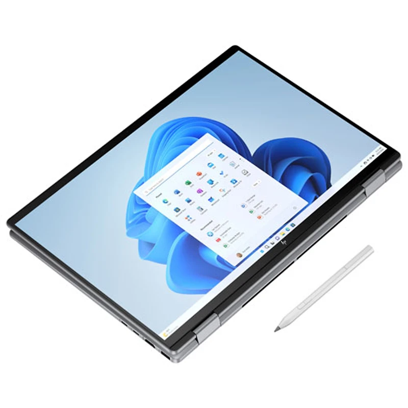 Portable 2-en-1 à écran tactile 16 po Envy x360 de HP - Argent météore (Ryzen 7 8840HS d'AMD/SSD 1 To/RAM 16 Go/Windows 11)