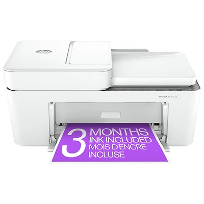 HP DeskJet 4255e Wireless All-In-One Inkjet Printer - HP Instant Ink 3-Month Free Trial Included*