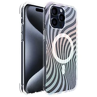 Incipio Forme Fitted Hard Shell Case for iPhone 15 Pro Max - Hypnowave Iridesccent