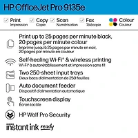 HP OfficeJet Pro 9135e Wireless All-In-One Inkjet Printer - HP Instant Ink 3-Month Free Trial Included*
