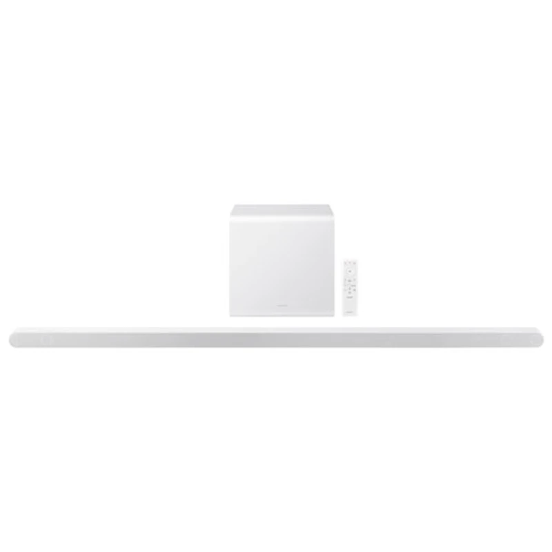 Samsung HW-S801D/ZC 3.1.2 Channel Wireless Dolby Atmos Sound Bar with Wireless Subwoofer- White