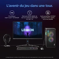 Lenovo Legion Tower 5i Gaming PC - Storm Grey (Intel Core i5 14400F/32GB RAM/1TB SSD/ RTX 4060/Win 11)