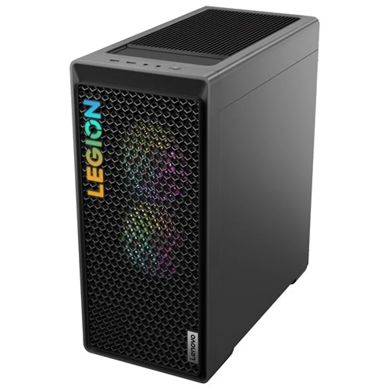 Ordinateur de jeu Legion Tower 5 de Lenovo - Gris tempête (Ryzen 7 7700 d'AMD/RAM 32 Go/SSD 1 To/RTX 4060/Windows 11)