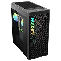 Ordinateur de jeu Legion Tower 5 de Lenovo - Gris tempête (Ryzen 7 7700 d'AMD/RAM 32 Go/SSD 1 To/RTX 4060/Windows 11)