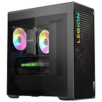 Ordinateur de jeu Legion Tower 5 de Lenovo - Gris tempête (Ryzen 7 7700 d'AMD/RAM 32 Go/SSD 1 To/RTX 4060/Windows 11)