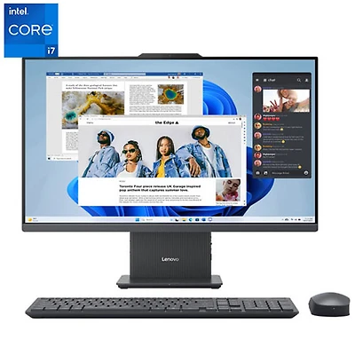 Ordinateur de bureau IdeaCentre de Lenovo - Gris luna (Core i7-13620H d'Intel/RAM 16 Go/SSD 1 To/Windows 11)