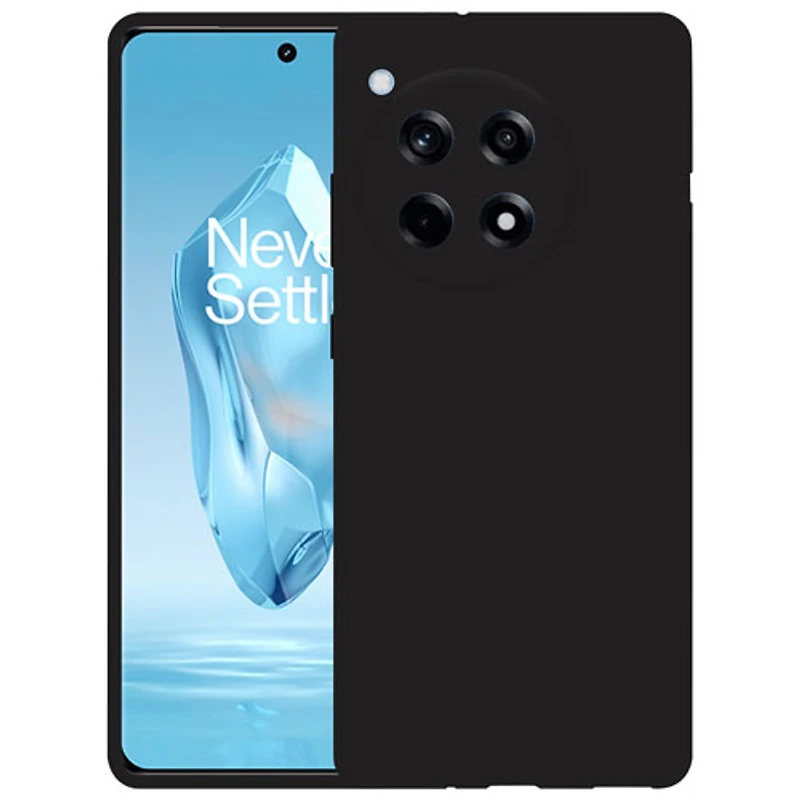 Ã‰tui souple ajustÃ© Just In Case pour OnePlus 12R - Noir