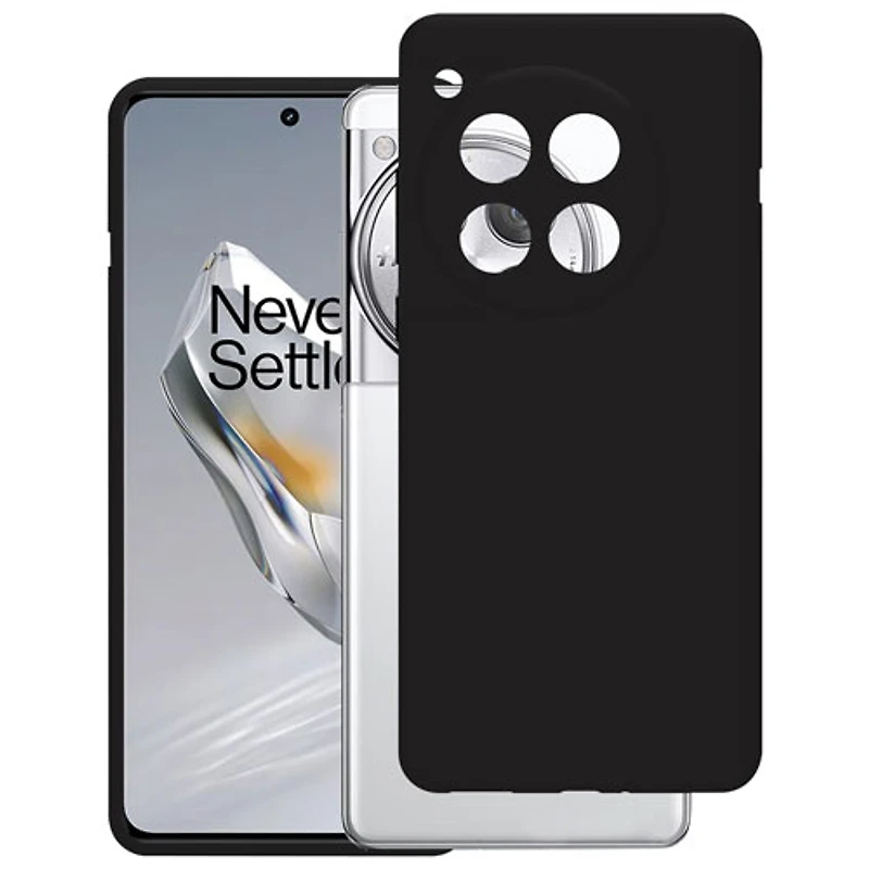 Étui souple ajusté Just In Case pour OnePlus 12 - Noir