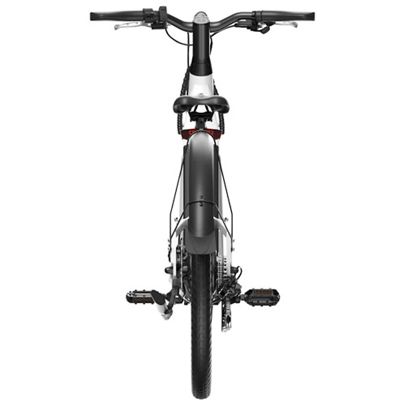 OKAI Stride 500W Step-Through Electric City Bike with up to 64km Battery Life - White