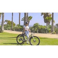OKAI Stride 500W Step-Through Electric City Bike with up to 64km Battery Life - White
