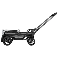 Evenflo Shyft Rideshare Double Stroller Wagon - Sterling Black