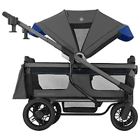 Evenflo Shyft Rideshare Double Stroller Wagon - Electric Blue