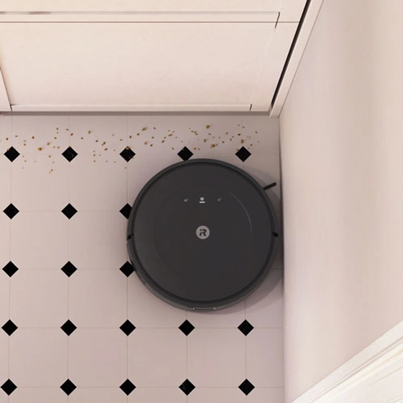 Aspirateur robot et vadrouille connecté Wi-Fi Roomba Combo Essential d'iRobot - Noir