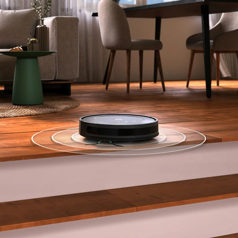 Aspirateur robot et vadrouille connecté Wi-Fi Roomba Combo Essential d'iRobot - Noir