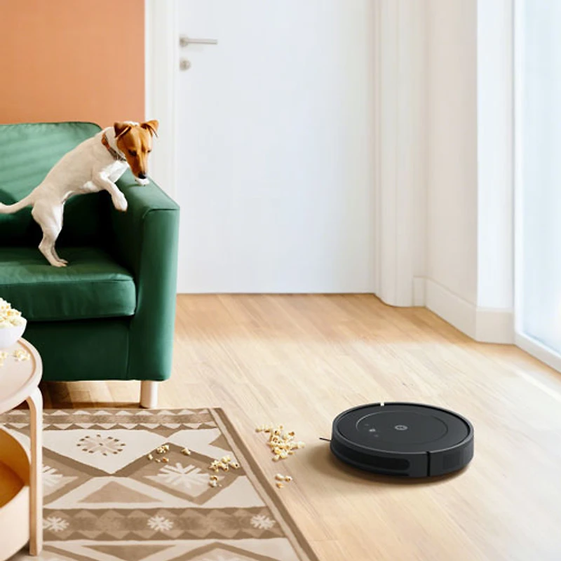 Aspirateur robot et vadrouille connecté Wi-Fi Roomba Combo Essential d'iRobot - Noir