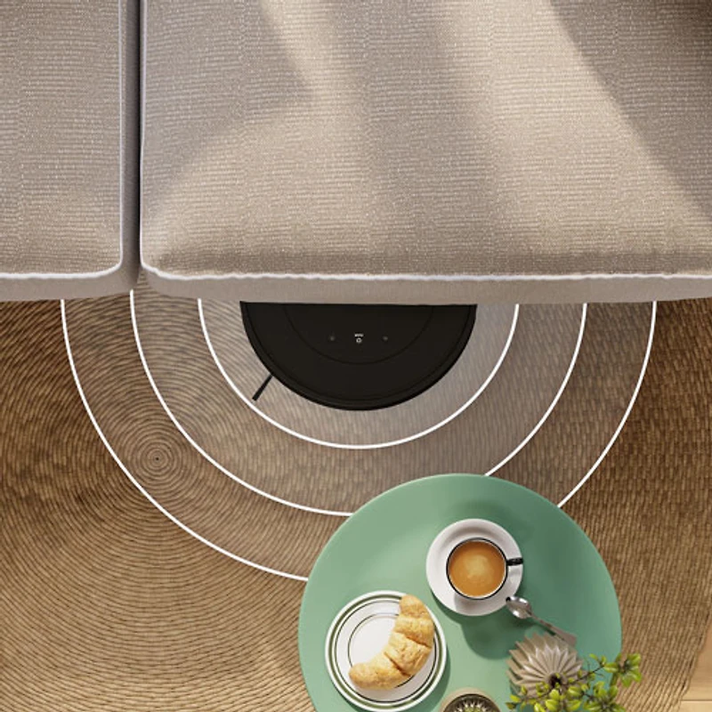 Aspirateur robot et vadrouille connecté Wi-Fi Roomba Combo Essential d'iRobot - Noir