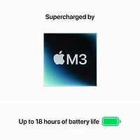 MacBook Air de 15 po avec Touch ID d'Apple (2024) - Comète (puce M3 d'Apple/SSD 512 Go/RAM Go