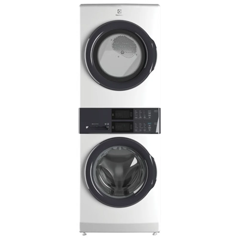 Duo laveuse électrique de 5,1 pi³ et sécheuse de 8 pi³ d'Electrolux (ELTE730CAW) - Blanc