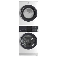 Duo laveuse électrique de 5,1 pi³ et sécheuse de 8 pi³ d'Electrolux (ELTE730CAW) - Blanc