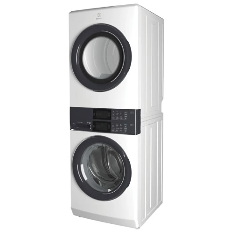 Duo laveuse électrique de 5,1 pi³ et sécheuse de 8 pi³ d'Electrolux (ELTE730CAW) - Blanc