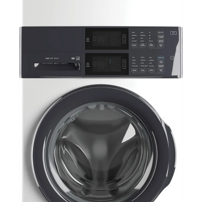 Duo laveuse électrique de 5,1 pi³ et sécheuse de 8 pi³ d'Electrolux (ELTE730CAW) - Blanc