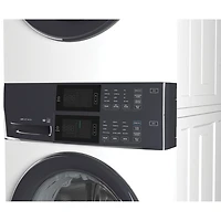 Duo laveuse électrique de 5,1 pi³ et sécheuse de 8 pi³ d'Electrolux (ELTE730CAW) - Blanc