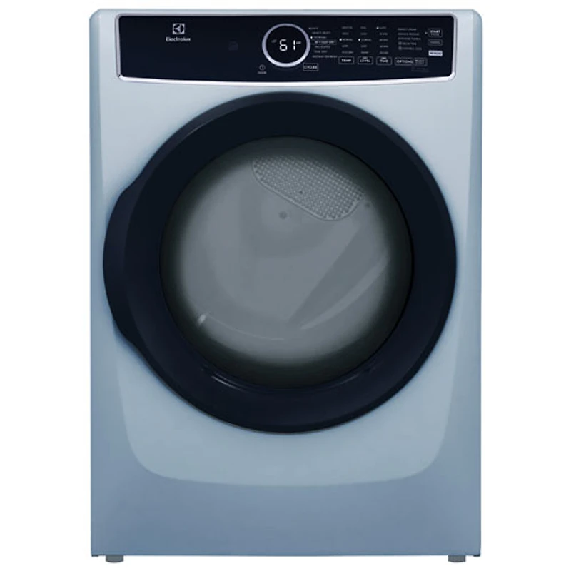 Sécheuse électrique à vapeur et à chargement frontal de 8,0 pi³ d'Electrolux (ELFE743CAG) - Bleu glacier
