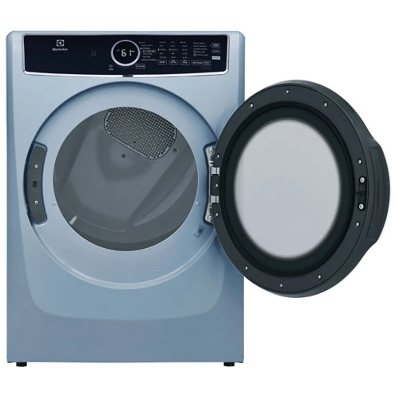 Sécheuse électrique à vapeur et à chargement frontal de 8,0 pi³ d'Electrolux (ELFE743CAG) - Bleu glacier