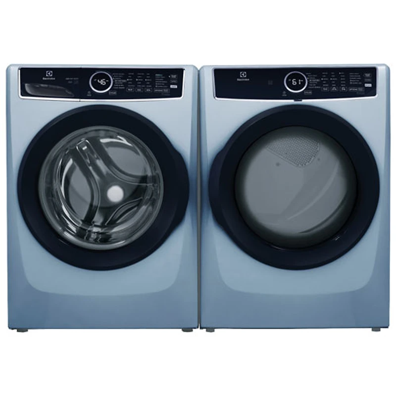 Sécheuse électrique à vapeur et à chargement frontal de 8,0 pi³ d'Electrolux (ELFE743CAG) - Bleu glacier