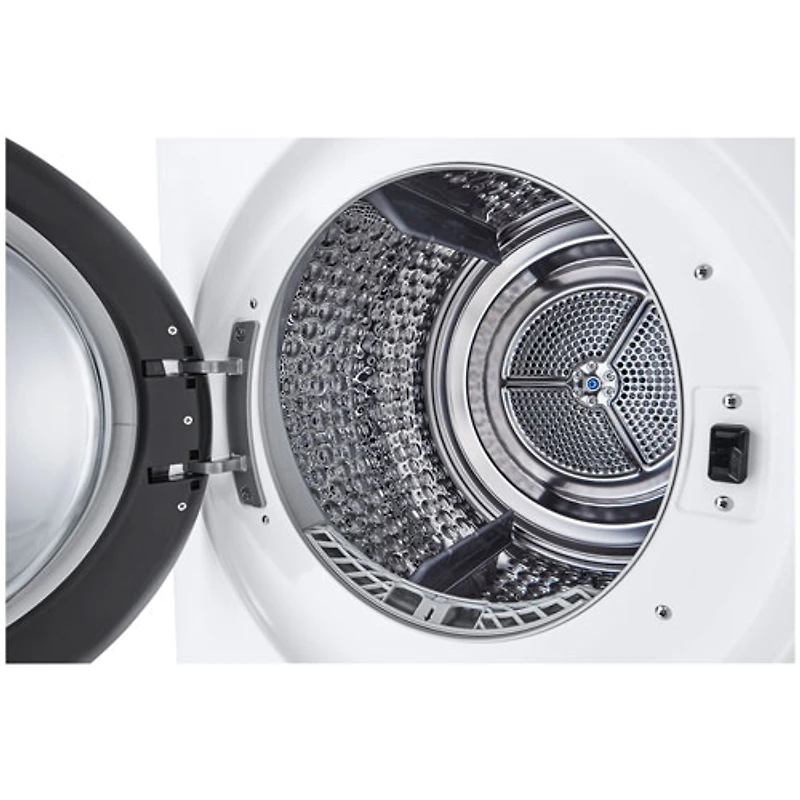 Duo laveuse à chargement frontal de 2,8 pi³ et sécheuse à thermopompe de 4,2 pi³ WashTower de LG (WKHC152HWA) - Blanc