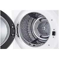 Duo laveuse à chargement frontal de 2,8 pi³ et sécheuse à thermopompe de 4,2 pi³ WashTower de LG (WKHC152HWA) - Blanc