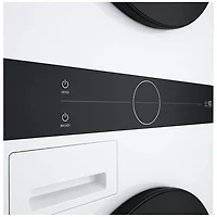 LG WashTower 2.8 Cu. Ft. Front Load Washer & 4.2 Cu. Ft. Heat Pump Dryer Laundry Centre (WKHC152HWA) - White