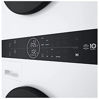 LG WashTower 2.8 Cu. Ft. Front Load Washer & 4.2 Cu. Ft. Heat Pump Dryer Laundry Centre (WKHC152HWA) - White