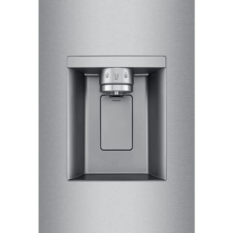 Réfrigérateur à deux portes 20,2 pi³ 33 po avec distributeur de glaçons de LG (LF20C6330S) - Inox